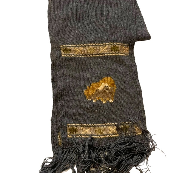 Qiviuk Merino wool Handknit Luxury Peru Lamb scarf Was 299$ USD Winter - Picture 3 of 8